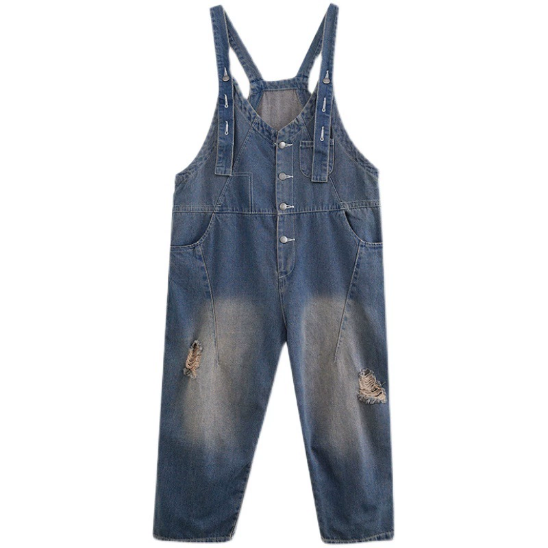 Летние подтяжки, джинсы, oversize, плюс сайз, яркий запоминающийся стиль