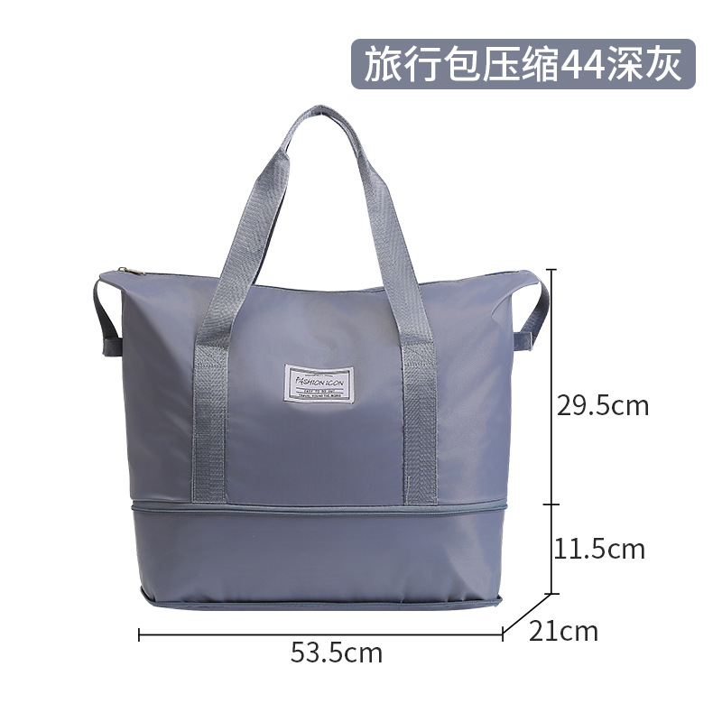 Bolsa de Almacenamiento de Viaje Compresible de Poliéster Plegable para Ropa y Artículos de Tocador