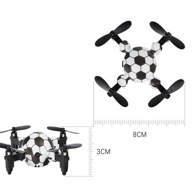 跨境热供2.4G遥控足球迷你手表四轴飞行器带wifi摄像头遥控无人机