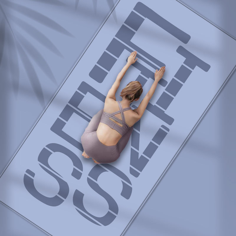 요가 편지 부드러운 안개 보라색 (두꺼운 방음)