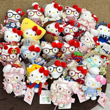网红爆款正版HelloKitty玩偶钥匙扣diy厨师帽度假雨衣kt可爱挂件