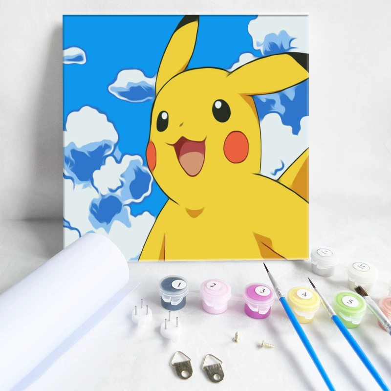 Цифровая масляная живопись 20*20 Детский мультфильм DIY handmade-painted декоративная картина последующего поколения дистрибьютор 제조업체 específicos