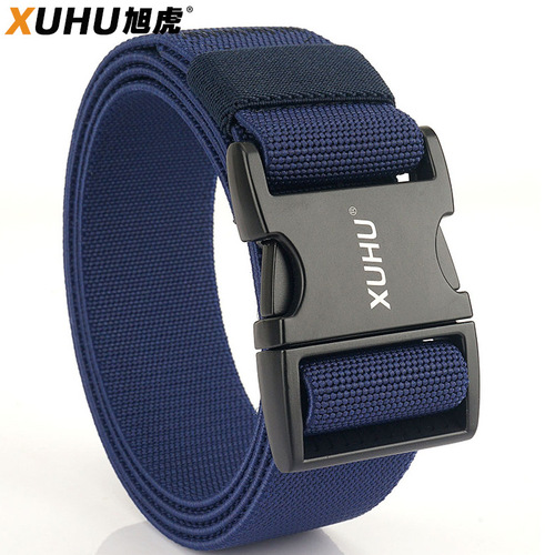 XUHU38 aluminum alloy buckle tactical men's belt training tactical belt multi-functional nylon outdoor training belt