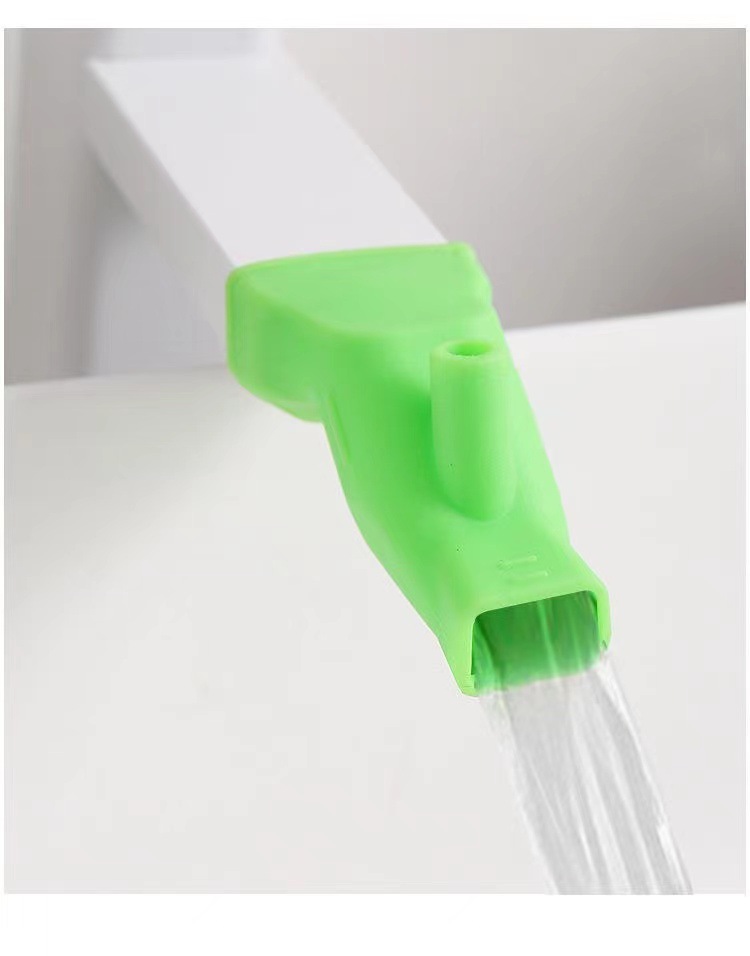 Silicone faucet extender connector, water channel, universal splash-proof wonder device, water diverter, extension device, hand sanitizer undefined