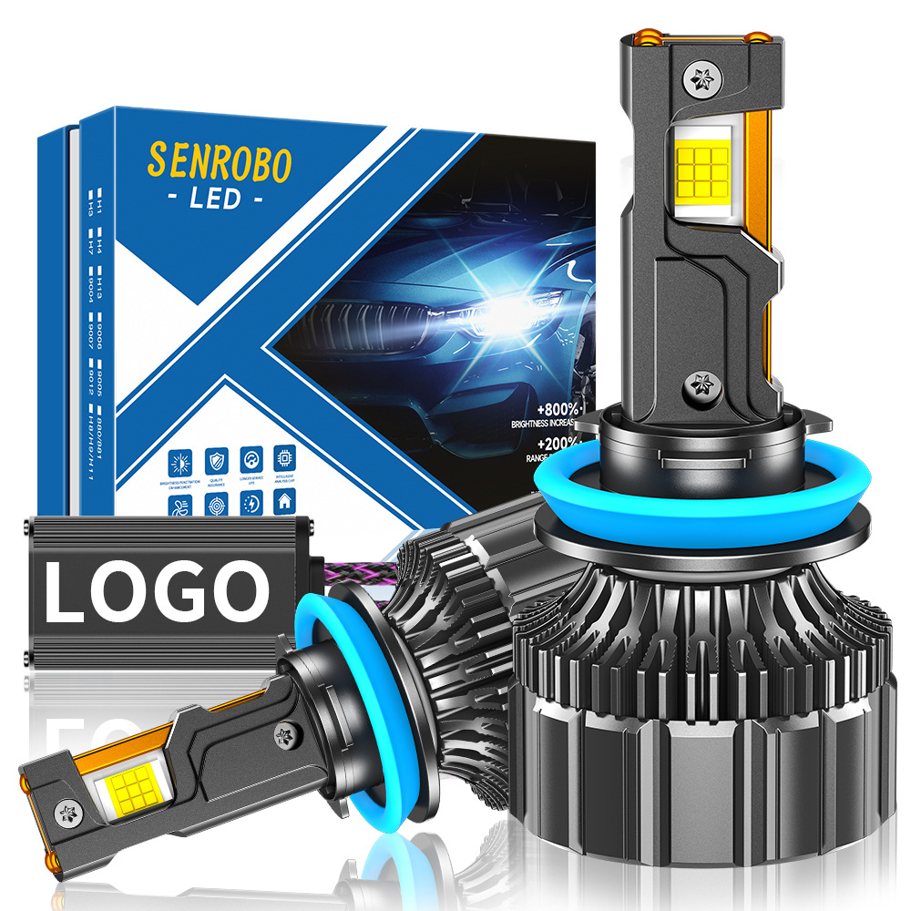 Nuevo transfronterizo K26 de alta potencia 190W tres tubos de cobre condujo delantero H1H4H7H11 9005 cerca