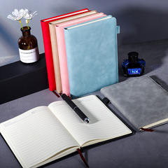 廠家仿皮筆記本培訓教育禮盒套裝pu裱本搭扣商務仿皮記事本