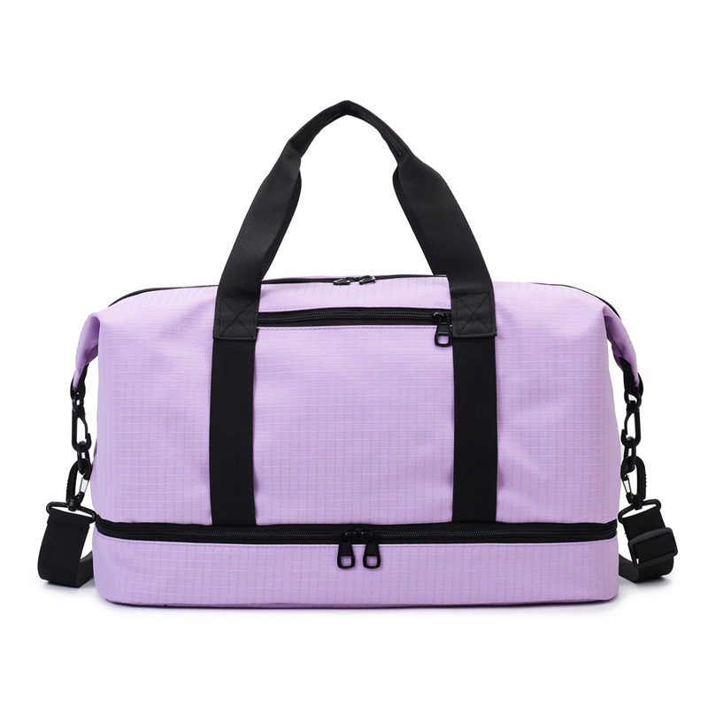 Bolsa de viaje separada en seco y húmedo, bolsa de equipaje de gran capacidad para viajes de negocios de corta distancia, bolsa de fitness de natación deportiva, bolsa de almacenamiento