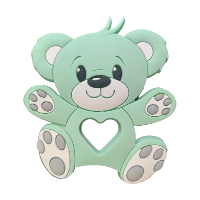 작은 너구리 치발기---녹색