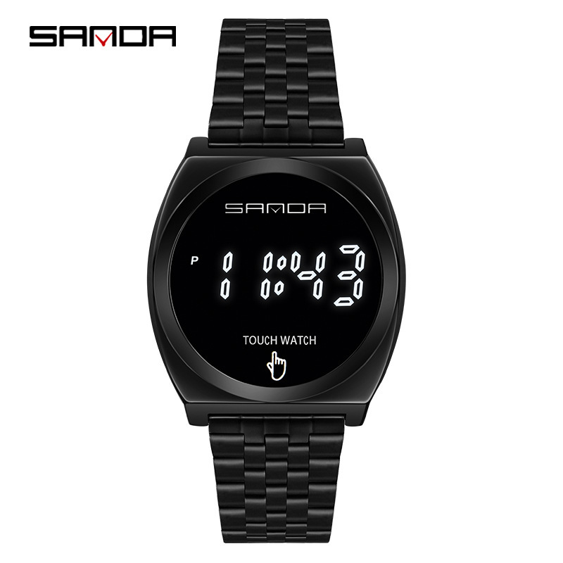 Sanda SANDA 8012 pantalla táctil LED reloj deportivo electrónico estudiante moda colorido reloj impermeable