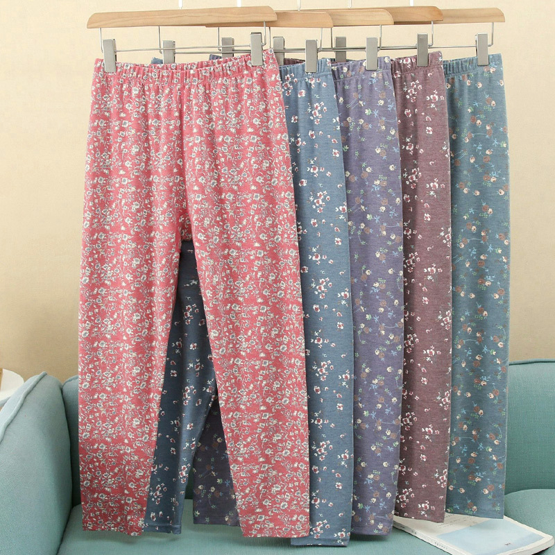 Women's Warm Long Johns Middle-aged and Old People's Line Pants plus size High Waist Mom's Underpants Inner Wear Old People's Grandma's Cotton-wool Trousers Women's Warm Long Johns Middle-aged and Old People's Line Pants plus size High Waist Mom's Underpants Inner Wear Old People's Grandma's Cotton-wool Trousers