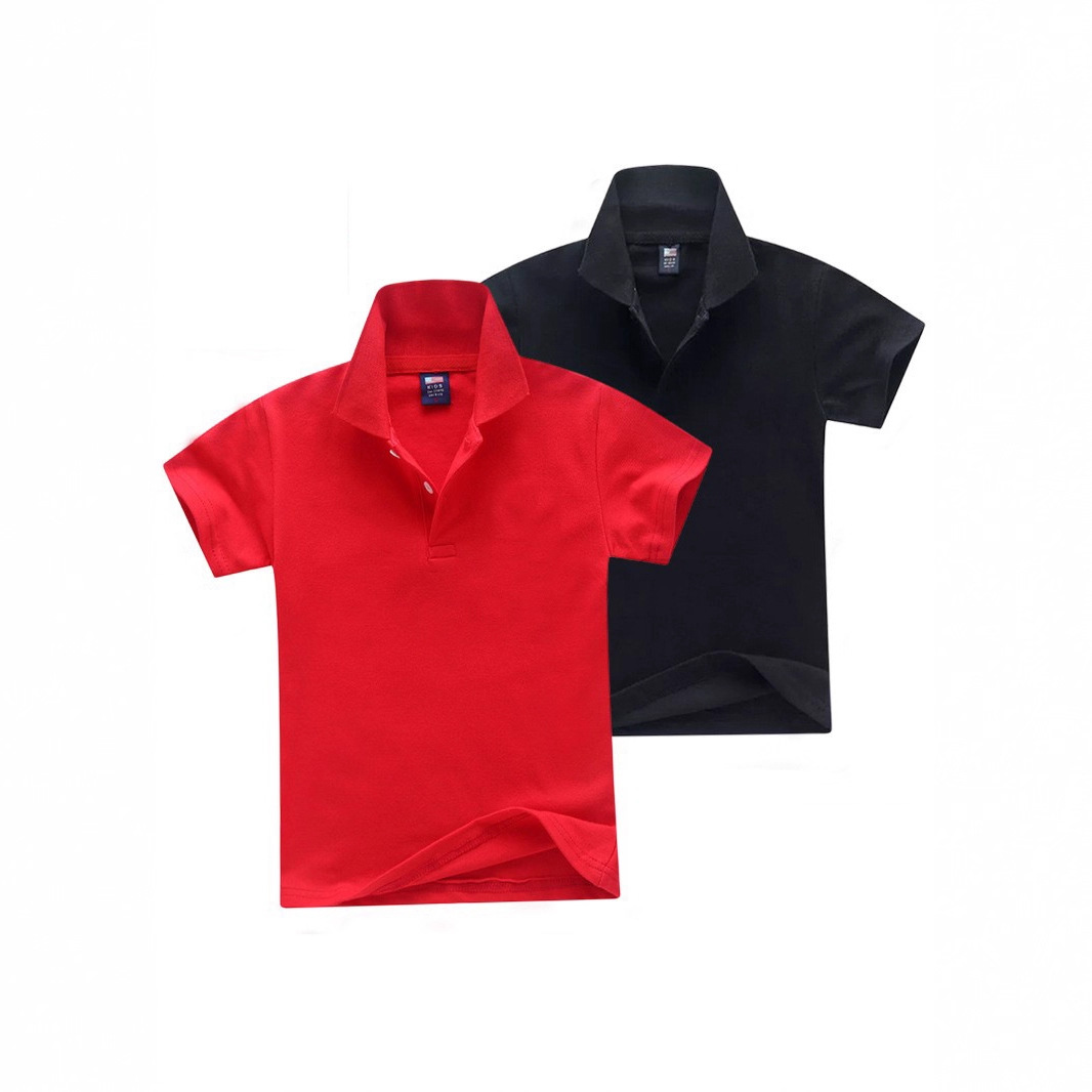 In-stock cross-border exclusive summer children's polo shirts, collared short-sleeved boys' pure cotton t-shirts, toddlers and babies, pique cotton.