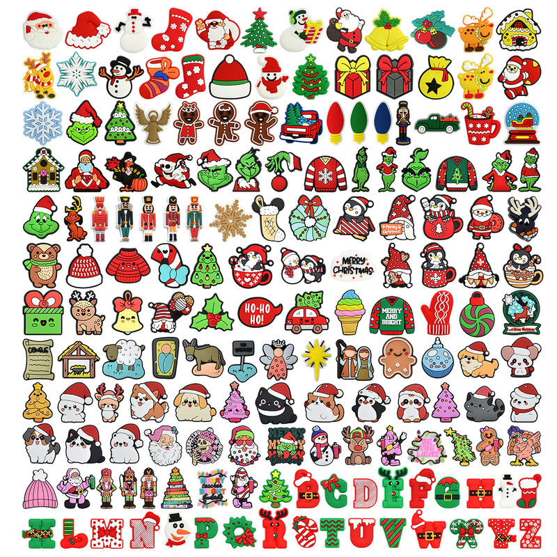 Amazon's Best-Selling Christmas Series of Shoe Charms, Pvc Soft Rubber Shoe Decorations, Wholesale Amazon's Best-Selling Christmas Series of Shoe Charms, Pvc Soft Rubber Shoe Decorations, Wholesale