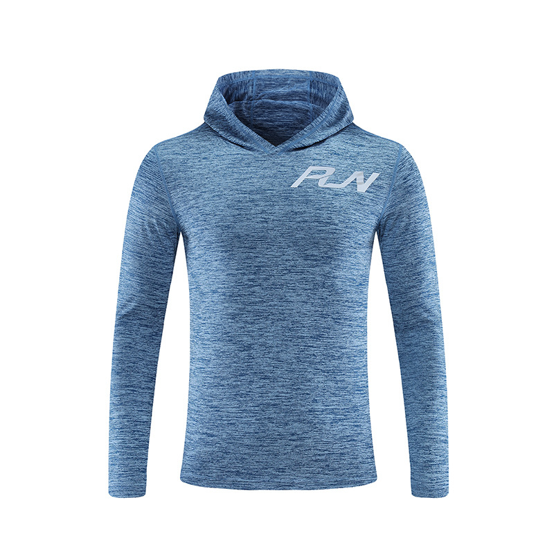 Otoño 2022 camiseta de manga larga de secado rápido para hombre ropa deportiva running fitness ropa de secado rápido suéter con capucha suelto camiseta