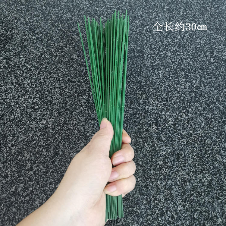 Tallo metálico para flores artificiales, adecuado para rosas y arreglos florales