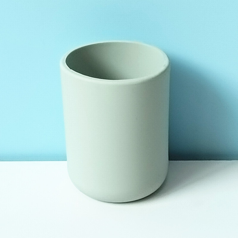 2025 nueva taza de agua de escritorio 300ml taza de silicona de gran capacidad sin tapa de silicona puede imprimir logotipo