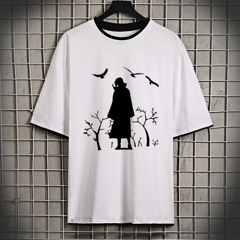 Summer anime Naruto T-shirt yuzhibo skunk Naruto short-sleeved clothes men and women students casual fashion edge-hitting undershirt