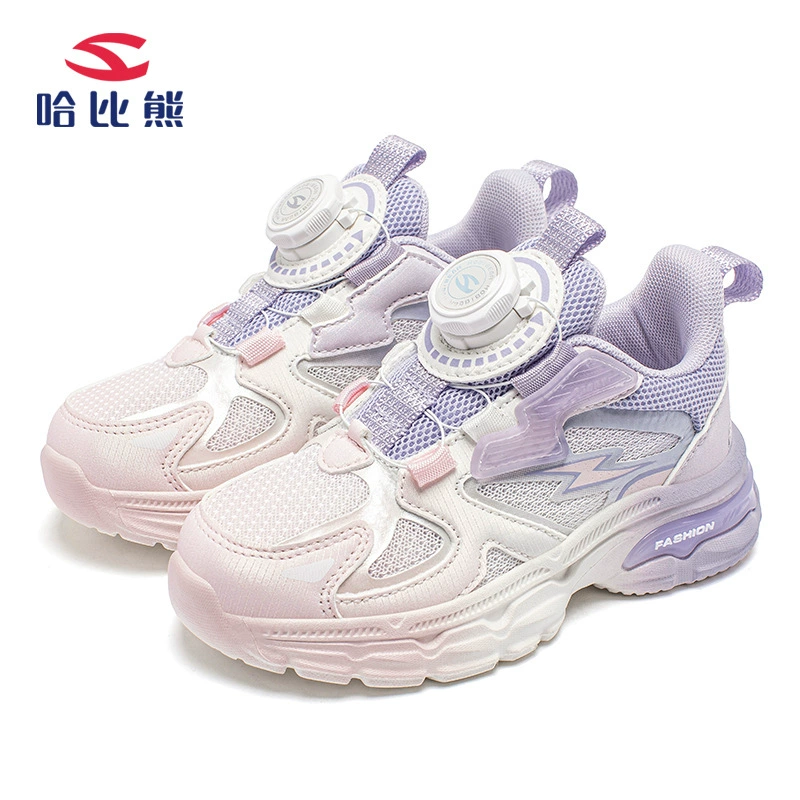 Кроссовки Habi Xiong Net Noodle Spring для девочек, Jellefast Double‑Mesh спортивные, повседневные с мягкой подошвой для бега