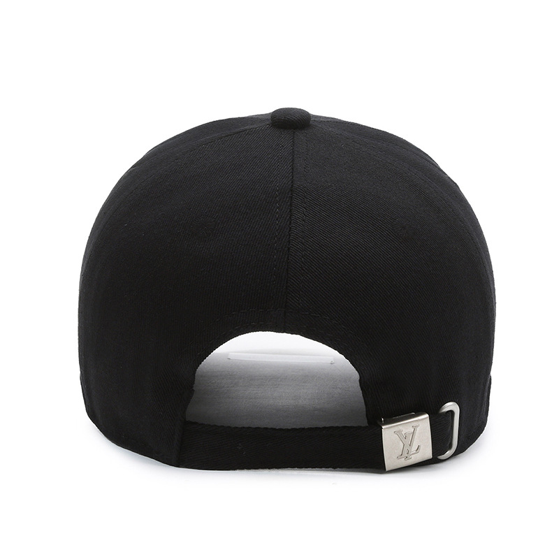 Sombrero de béisbol con borde de cabeza grande estándar R para hombres y mujeres, nuevos estudiantes, primavera y otoño, cara pequeña versión coreana, techo duro, borde corto, pato nuevo