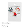 Mu Shang's new Christmas brooch combination set Santa Claus Christmas tree elk festivals MS488