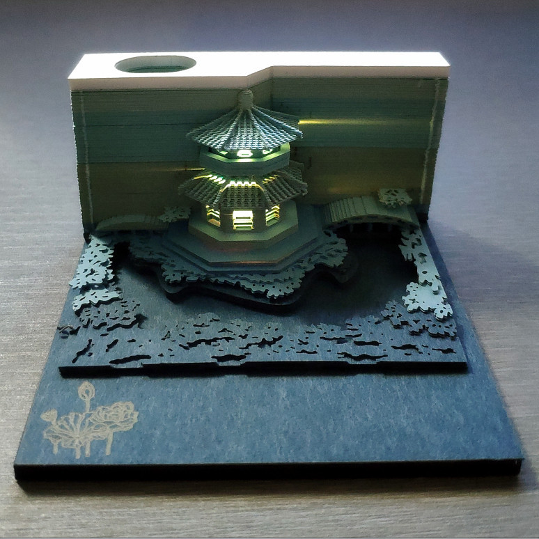 2025 Harport Stereo Notas Howoz Castle Modelo de talla de papel 3D TK Recuerdos diarios transfronterizos para niños y niñas