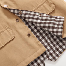 婴儿衣服梭织连帽风衣春装春秋洋气男童女宝宝外套儿童小童上衣棉