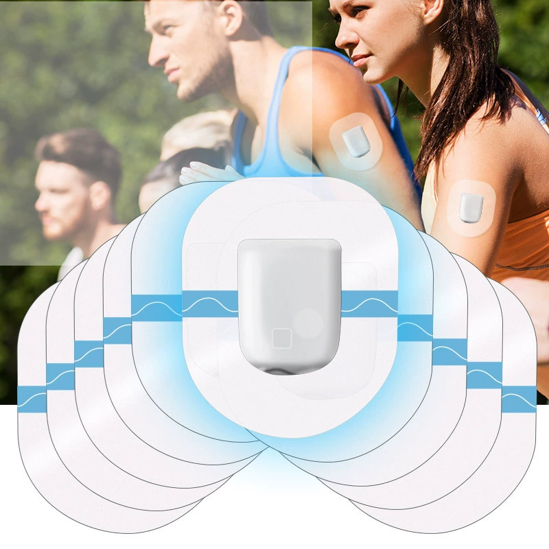 Клейкая пластырь динамический датчик глюкометра спортивный нескользящий фиксированный патч с защитой от падения прозрачный невидимый клей оптом