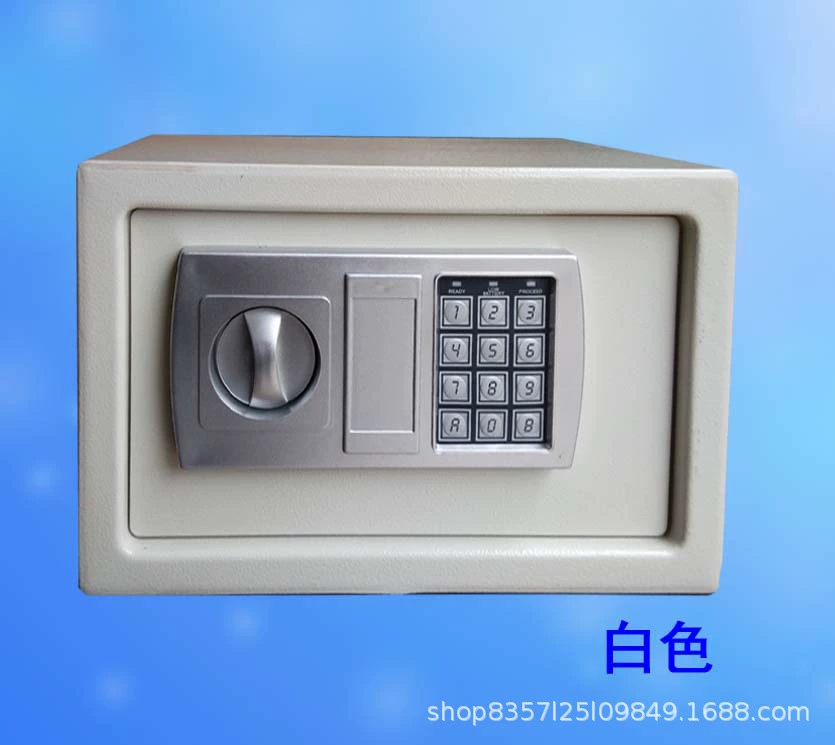 Electronic mechanical safe storage for documents, anti-theft