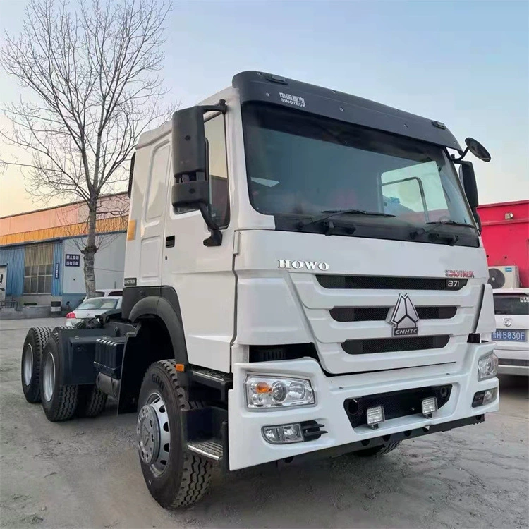 Заводская поставка подержанная тяговая головка 6X4 задняя восьмиколесная транспортная головка 371 л.с. тяжелый грузовик