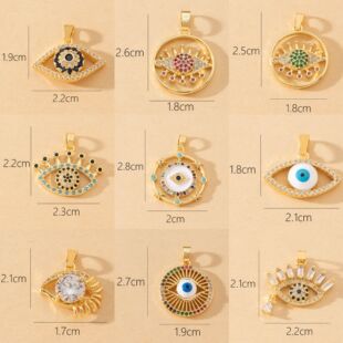 Europe and the United States cross-border ins Wind oil accessories Devil's Eye eye pendant necklace accessories DIY pendant pendant