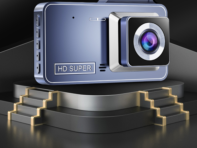 Dash Cam HD Night Vision 360° Panorama 4K Front and Rear Recording