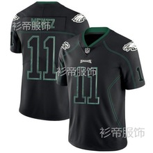 【针点布】新款3D印花NFL美式橄榄球服球衣男款v领短袖T恤亚马逊