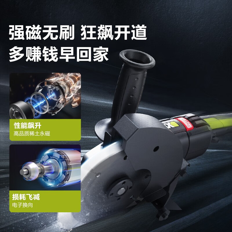 WIX sin escobillas ranurador WU984 cortador de pared máquina de recorte de borde de hormigón alta potencia sin polvo agua eléctrica