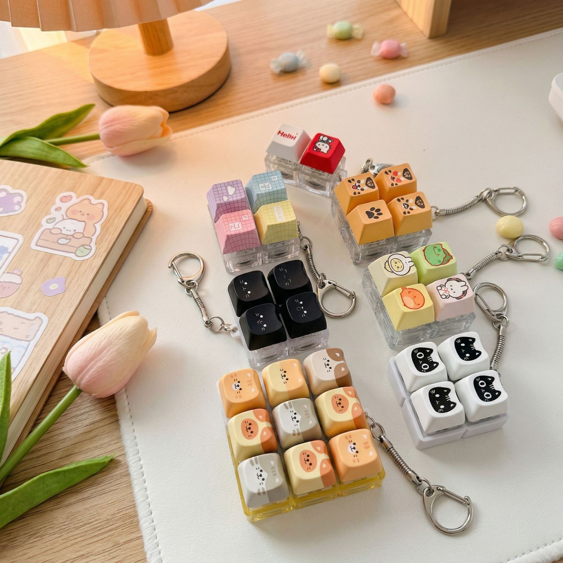 客制机械键盘按键MOA原厂OEM键帽定制印花透光雕刻PBT单个Keycaps