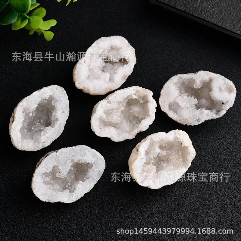 Manufacturer Wholesale Natural Agate Crystal Cave Crystal Agate Cave Raw Ore Mini Cornucopia Crystal Cave Ornaments