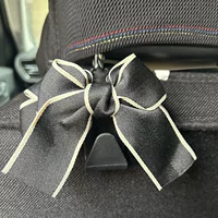 Крючок для автокресла мультфильм милый лук автомобиль сзади Невидимый для хранения маленький крючок женский интерьер