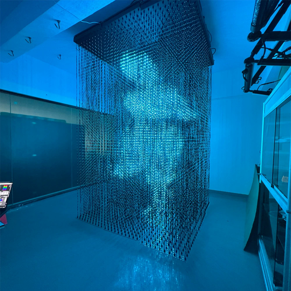 3D-матричный светильник 1m 2m 3m TD madrix control 100-240V, интеллектуальный цветной дисплей