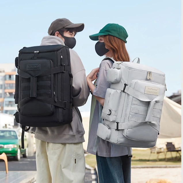 Travel bag, universal backpack, sports capacious sports bag wet and dry separation
