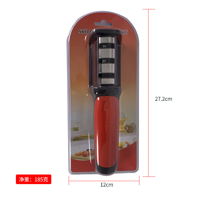 三段磨刀器吸塑包装尺寸图