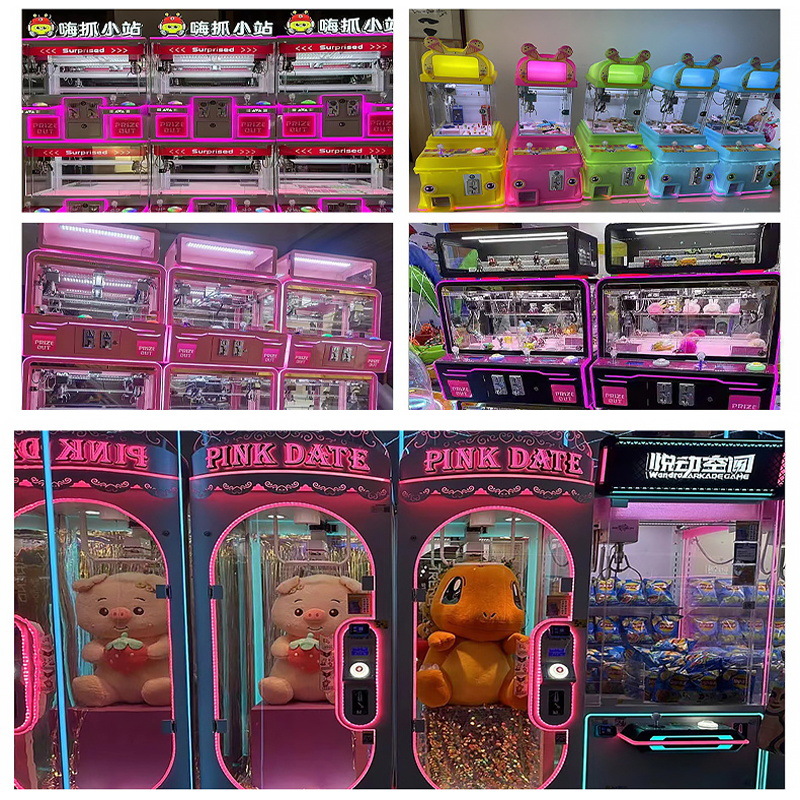 Máquina de muñecas para el centro comercial, nueva máquina de regalo de bocadillos, máquina de muñecas para escanear códigos de monedas, máquina de muñecas