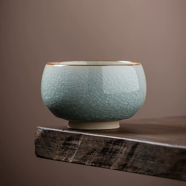 Ru Kiln Ice Flower Luohan Cup