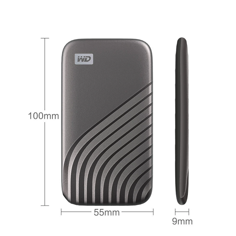WD Western Data Mobile твердотельный диск 1Т мобильный жёсткий диск 2Т мобильный компьютер 1ТБ оригинальный SSD 4ТБ 4ТБ
