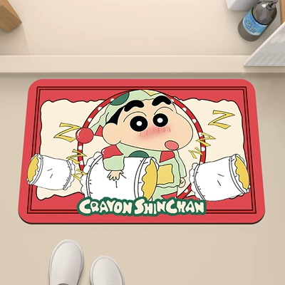 Avtomobil döşəmə paspasları: Floor Mat Diatom Mud Style - red-edged-pajamas-xiaoxin-3040