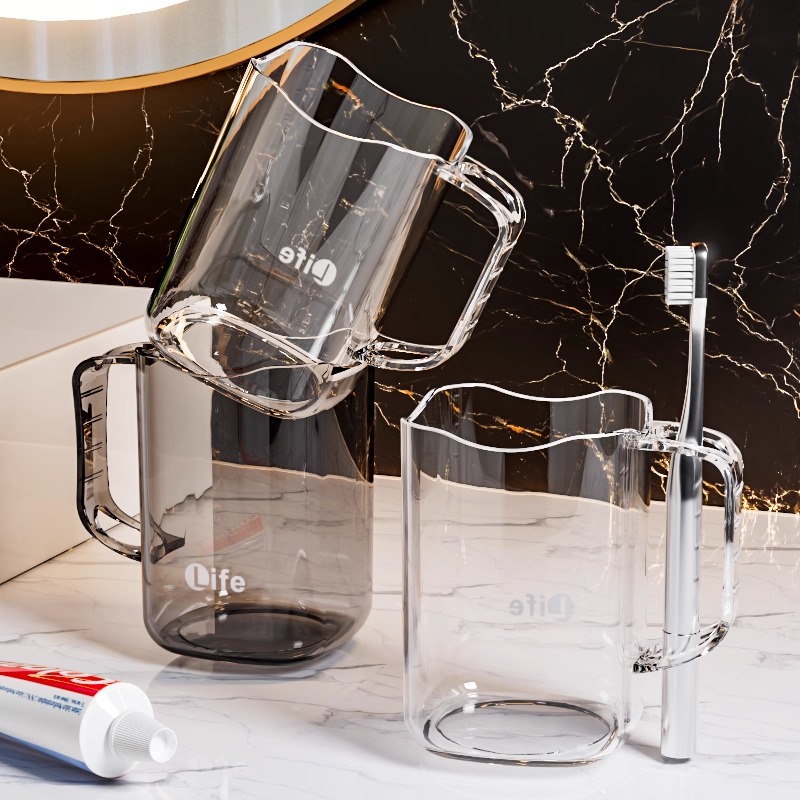 Munsköljsglas för par och studenter estetisk badrumsmugg_voghion.com