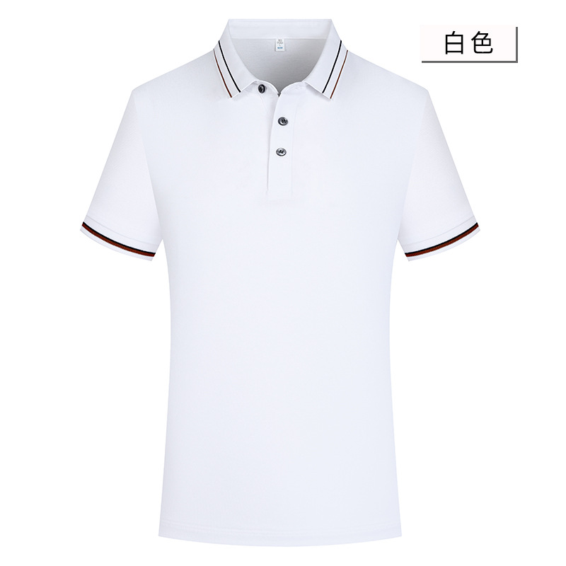 Xinjiang de algodón de fibra larga 5A grado antibacteriano tecnología de gama alta Polo logotipo personalizado ropa de trabajo de manga corta ropa de trabajo de oficina