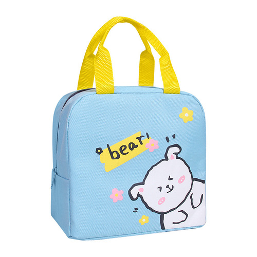 New Arrival Cute Pet-Themed Insulated Lunch Box Bag, Portable & High-Capacity Cartoon Bento Tote for Students and Office Workers