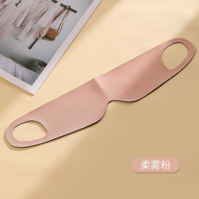 Venta caliente para dormir máscara de ojos ligera sin marcas para el almuerzo de alta protección de la luz de una pieza de máscara de ojos colgantes de orejas no máscara de ojos de protección de orejas