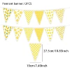 Pennant 12PCS-yellow lemon