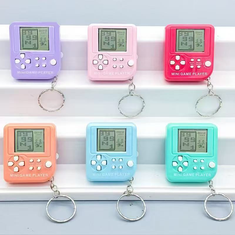 Juegos de minijuegos de mano transfronterizos Tetris nostálgico clásico regalo creativo colgante llavero