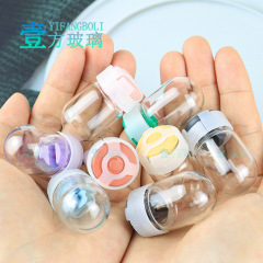 現物丸底電球瓶5ml 10ml医美眼霜瓶丸底安瓶透明シーリンボトルカートリッジ