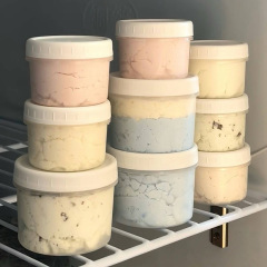 ネット赤乾燥むせヨーグルトビープ音缶焼き仙草カップ双皮ミルクプリンアイスクリームアイスクリーム包装プラスチックケース卸売り
